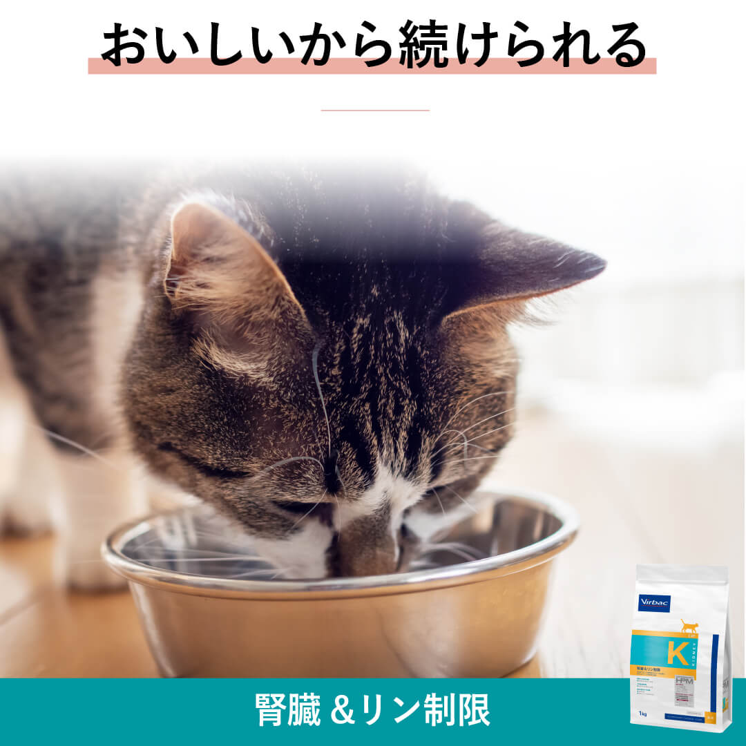 VETERINARY HPM 猫用 腎臓リン制限 1kg – 単品または4袋お得セット